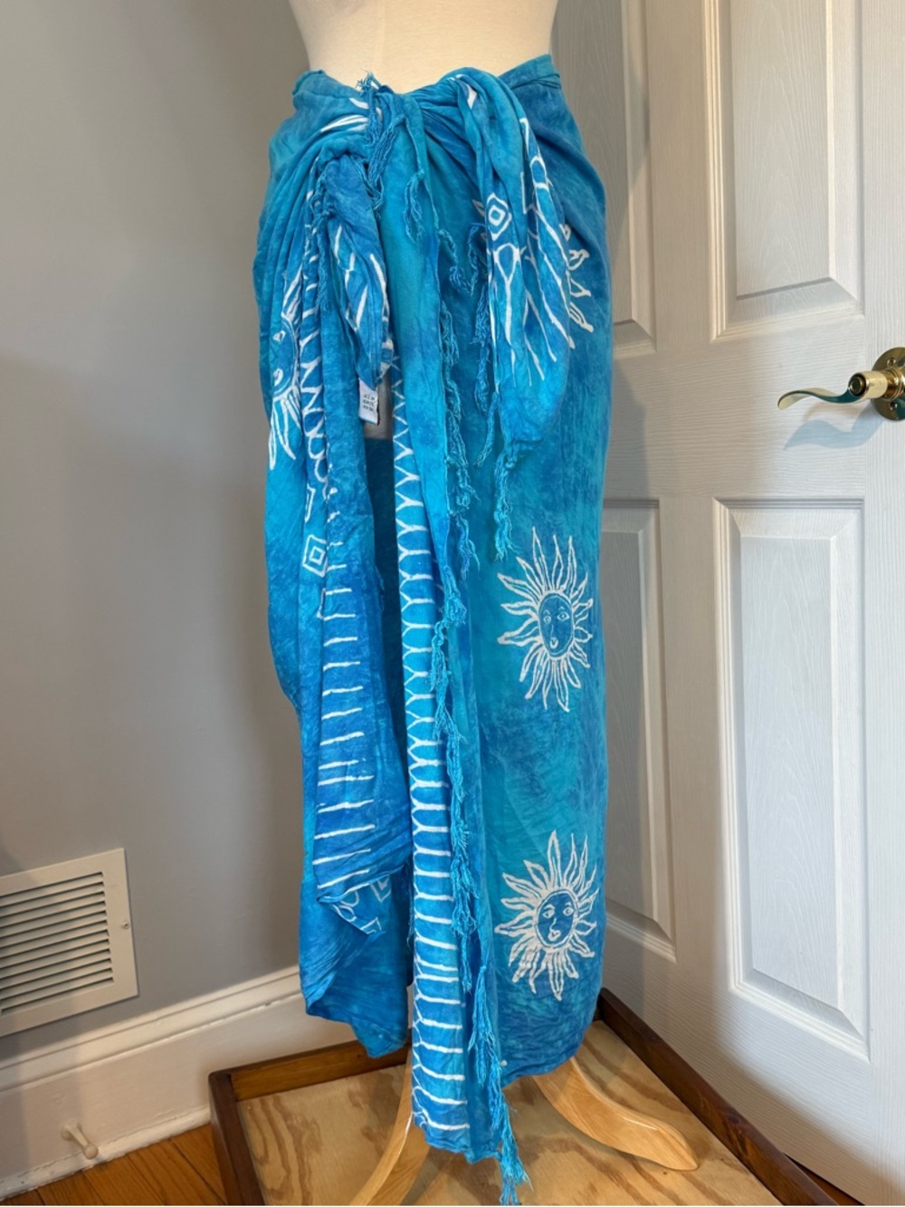 Sun Motif Sarong beach/pool cover up